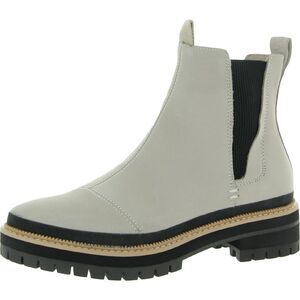 Toms Womens Dakota Ivory Nubuck Pull On Chelsea Boots Shoes NWT